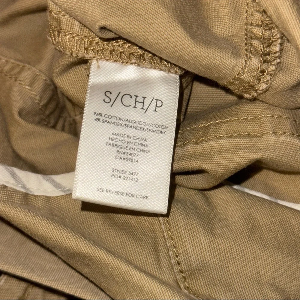 CABI Camp Canvas Utility Jacket Khaki Peplum Button Accents Women’s Small NWOT - Picture 5 of 7